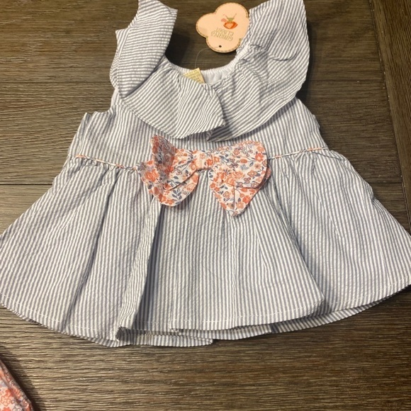 Gillian’s Closet girl summer dress 3 pc set size 3-6 months - Picture 4 of 6